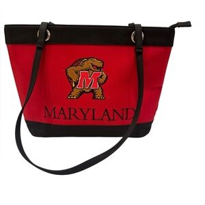 University of Maryland Terps Terrapin Red Purse Sandol Living Fashion